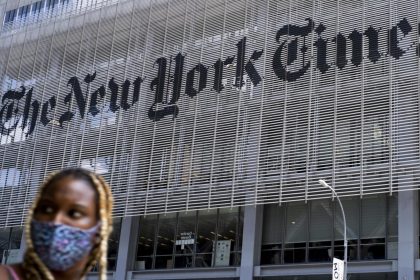 Vista del edificio del New York Times en Nueva York, Nueva York, Estados Unidos. Fotografía de archivo. EFE / EPA / JUSTIN LANE