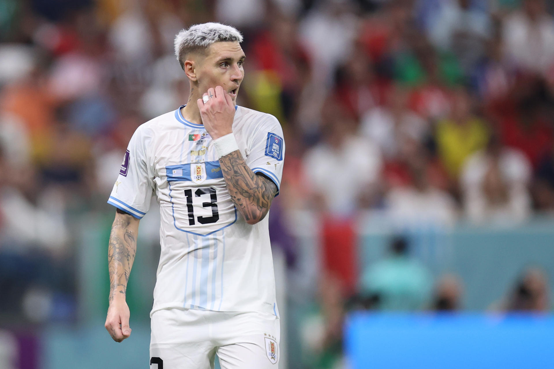 Fotografía de archivo del lateral derecho de Flamengo Guillermo Varela, quien debe volver a la formación titular de Uruguay para enfrentar este martes a Brasil en Salvador. EFE/ Juan Ignacio Roncoroni
