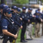 Imagen de archivo en donde se observa a varios integrantes de la policía en San Juan (Puerto Rico). EFE/Thais Llorca