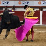 Imagen de archivo del torero español Juan Ortega durante una corrida de toros en la Plaza Monumental de Aguascalientes (México). EFE/Tadeo Alcina