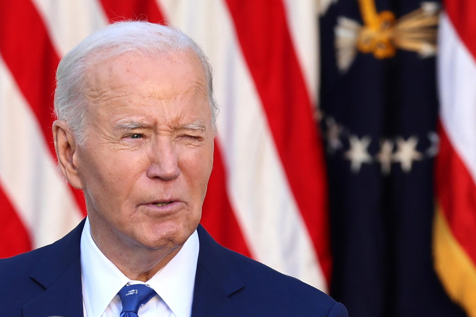 El presidente de Estados Unidos, Joe Biden, habla durante una rueda de prensa en Washington (Estados Unidos). EFE/ Octavio Guzmán