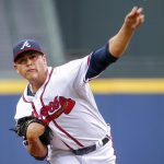 Fotografía de archivo del lanzador mexicano Manny Banuelos, exjugador de los Bravos de Atlanta, quien este sábado abrirá para la selección de su país el pulso con a de Venezuela en el torneo Premier 12. EFE/ERIK S. LESSER