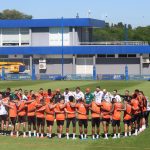 Fotografía de archivo de un reciente entrenamiento de la selección de Colombia, que este martes recibirá en Barranquilla a la de Ecuador en cumplimiento de la duodécima jornada de las eliminatorias del Mundial de 2026. EFE/Juan Ignacio Roncoroni