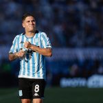 Juan Fernando Quintero condujo los hilos de Racing Club hasta la final de la Copa Sudamericana que el equipo argentino ganó por 3-1 a Cruzeiro en el estadio asunceno General Pablo Rojas, 'la Nueva Olla'. EFE/ Juan Pablo Pino