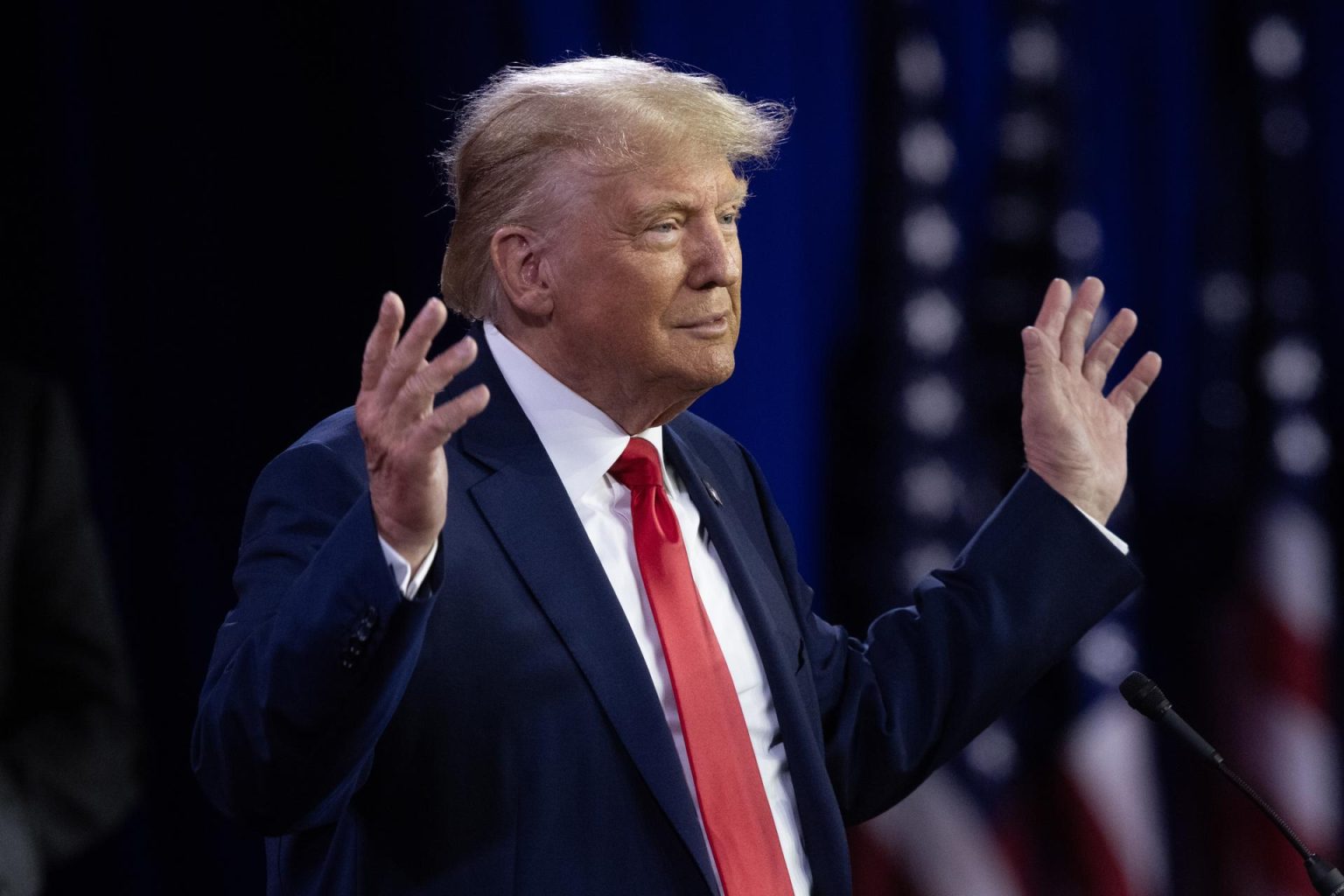 Fotografía de archivo del presidente electo de Estados Unidos, Donald J. Trump. EFE/EPA/MICHAEL REYNOLDS