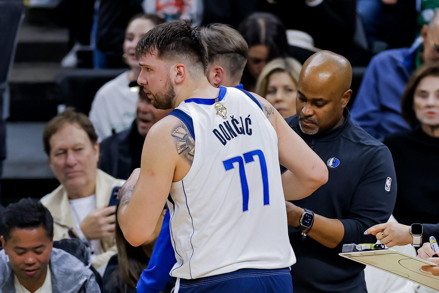 El escolta de los Dallas Mavericks, Luka Doncic, en una imagen de archivo. EFE/EPA/CJ GUNTHER SHUTTERSTOCK PROHIBIDO SU USO