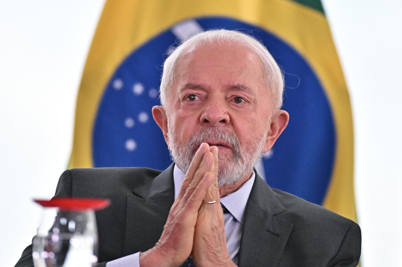 Imagen de archivo del presidente de Brasil, Luiz Inácio Lula da Silva, en el Palácio del Planalto en Brasilia (Brasil). EFE/ Andre Borges