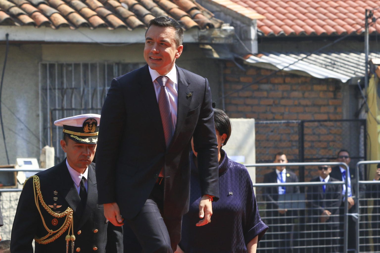 Fotografía donde aparece el presidente de Ecuador, Daniel Noboa. EFE/ Robert Puglla