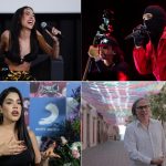 Combo de fotografías de archivo donde se muestra a los cantantes mexicanos Danna Paola (i-arriba), Peso Pluma (d-arriba), Kenia Os (i-abajo) y al cineasta Rodrigo Prieto (d-abajo), en diferentes eventos en México. EFE/ Sáshenka Gutiérrez/ Miguel Sierra/Isaac Esquivel/Iván Villanueva