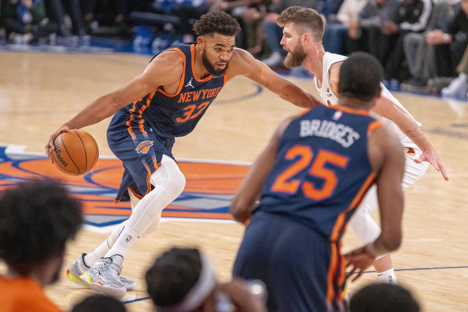 Fotografía de archivo de Karl Anthony Towns, de los Knicks, quien fue protagonista con 31 puntos en la victoria de su equipo en casa contra los Raptors EFE/ Angel Colmenares