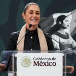 Fotografía cedida este domingo por la presidencia de México, de la presidenta de México, Claudia Sheinbaum durante un acto protocolario en la ciudad de Nuevo Laredo en Tamaulipas (México). EFE/Presidencia de México/SOLO USO EDITORIAL/SOLO DISPONIBLE PARA ILUSTRAR LA NOTICIA QUE ACOMPAÑA (CRÉDITO OBLIGATORIO)