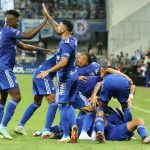 Fotografía de archivo en la que se registró una celebración de jugadores del club ecuatoriano de fútbol Emelec, en el estadio George Capwell de Guayaquil (Ecuador). EFE/ Jonathan Miranda