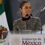 Fotografía cedida por la Presidencia de México, de la presidenta Claudia Sheinbaum, durante un acto protocolario este domingo, en la ciudad de Tlaxcala (México).  EFE/ Presidencia De México /SOLO USO EDITORIAL/NO VENTAS/SOLO DISPONIBLE PARA ILUSTRAR LA NOTICIA QUE ACOMPAÑA (CRÉDITO OBLIGATORIO)