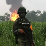 Imagen de archivo de mlitares del Ejército Mexicano resguardan la zona donde se presentó una explosión. EFE/Manuel López