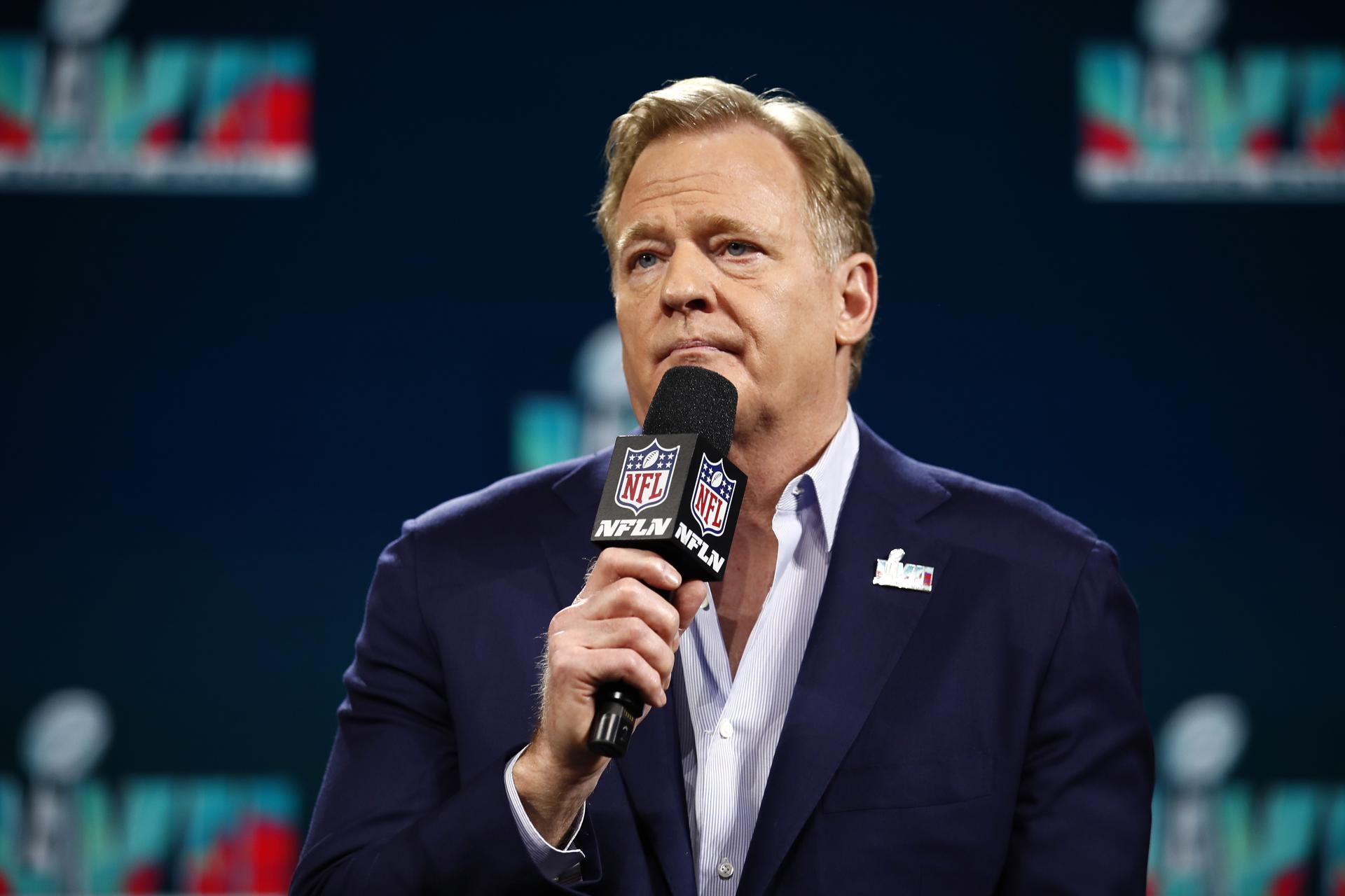 Imagen de archivo de Roger Goodell, comisionado de la NFL EFE/EPA/CAROLINE BREHMAN
