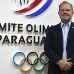 Fotografía de archivo en la que se registró al presidente del Comité Olímpico Paraguayo (COP), Camilo Pérez López Moreira, durante una entrevista con EFE, en Asunción (Paraguay). EFE/Nina Osorio