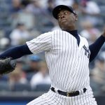 Aroldis Chapman jugará ahora con los Medias Rojas de Boston. EFE/EPA Jason Szenes/ARCHIVO