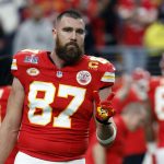 Fotografía de archivo de Travis Kelce, jugador de los Kansas City Chiefs. EFE/EPA/JOHN MABANGLO