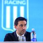 El exfutbolista argentino Diego Milito asiste a su presentación como presidente del Racing Cluben el estadio del club Buenos Aires (Argentina). EFE/ Juan Ignacio Roncoroni