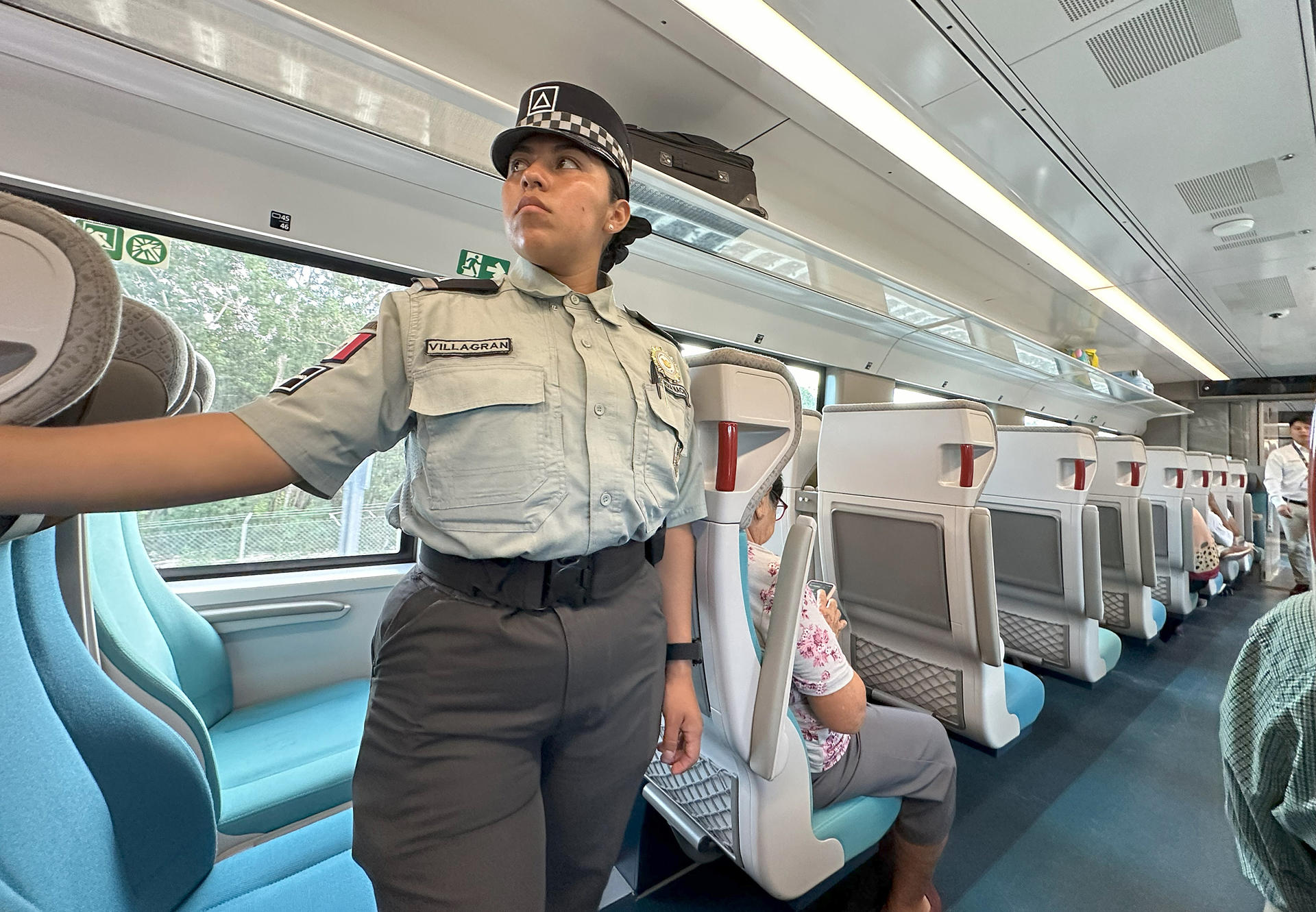 Fotografía de una estación del Tren Maya, el 13 de diciembre de 2024, en el balneario de Cancún, en Quintana Roo (México). EFE/ Alonso Cupul
