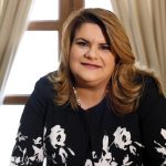 Fotografía de archivo de la gobernadora electa de Puerto Rico, Jenniffer González, durante una entrevista a Efe en su oficina en San Juan, Puerto Rico. EFE/Thais Llorca