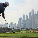 El español Jon Rahm durante el Hero Dubai Desert Classic 2024 en Dubai. EFE/EPA/ALI HAIDER