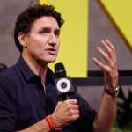 Fotografía de archivo del 17 de noviembre de 2024 del primer ministro de Canadá, Justin Trudeau, hablando en la cumbre 'Global Citizen Now', en Río de Janeiro (Brasil). EFE/ André Coelho