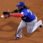 Fotografía de archivo del primera base de los Azulejos de Toronto, el dominicano Vladimir Guerrero Jr. EFE/CJ GUNTHER