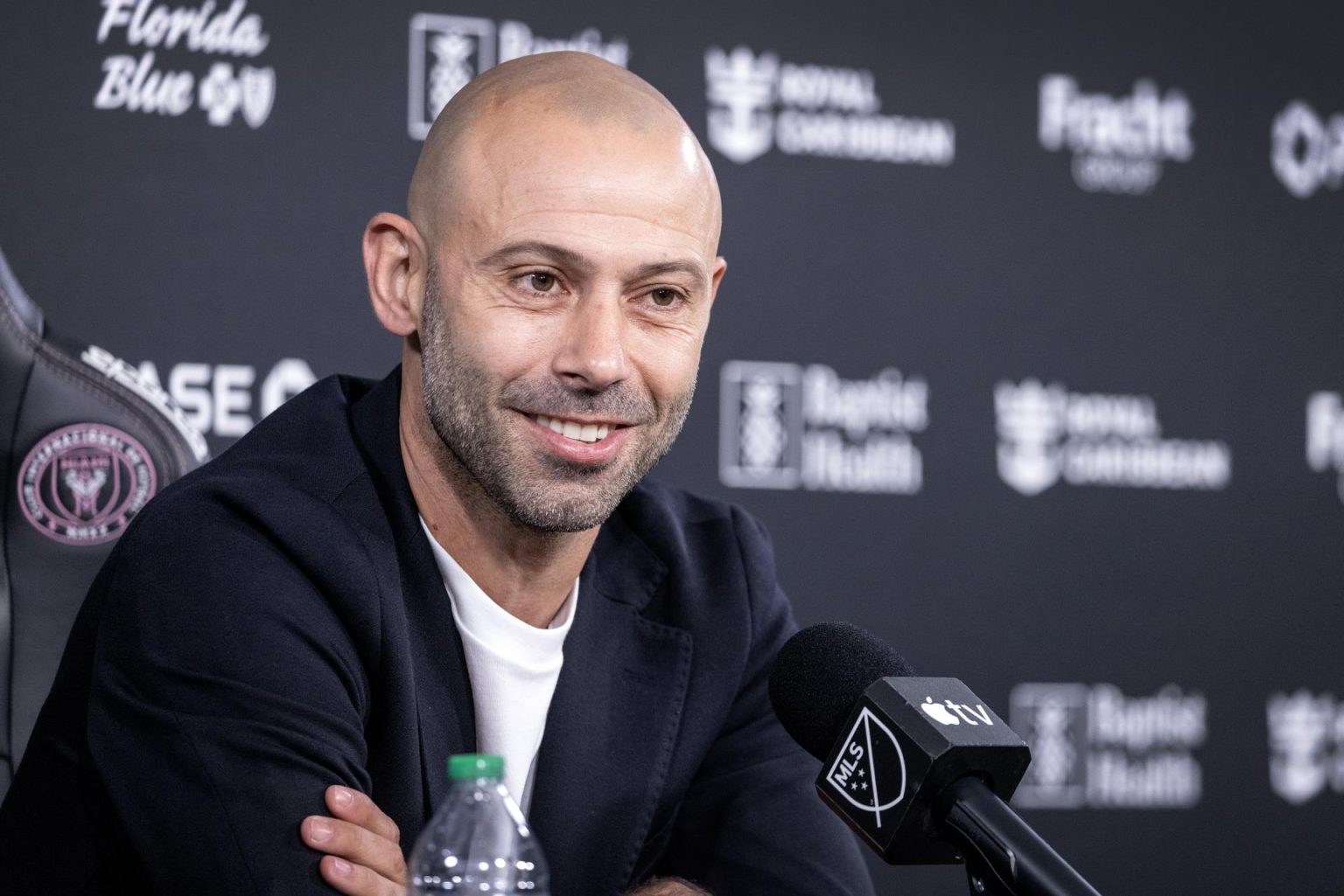 Fotografía de archivo del entrenador del Inter Miami, el argentino Javier Mascherano. EFE/EPA/CRISTOBAL HERRERA-ULASHKEVICH