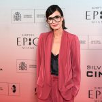 La cineasta y actriz Paz Vega posa en la alfombra roja de la 13ª edición del Cine Reciente de España celebrada este viernes, en Miami Florida (Estados Unidos). EFE/Marlon Pacheco