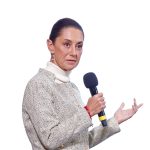 La presidenta de México Claudia Sheinbaum, habla durante su conferencia de prensa diaria en el Palacio Nacional en Ciudad de México (México). Imagen de archivo. EFE/Sáshenka Gutiérrez