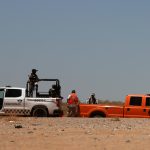 Imagen de archivo de un grupo de migrantes rescatados del desierto en Ciudad Juárez Chihuahua (México). EFE/Luis Torres