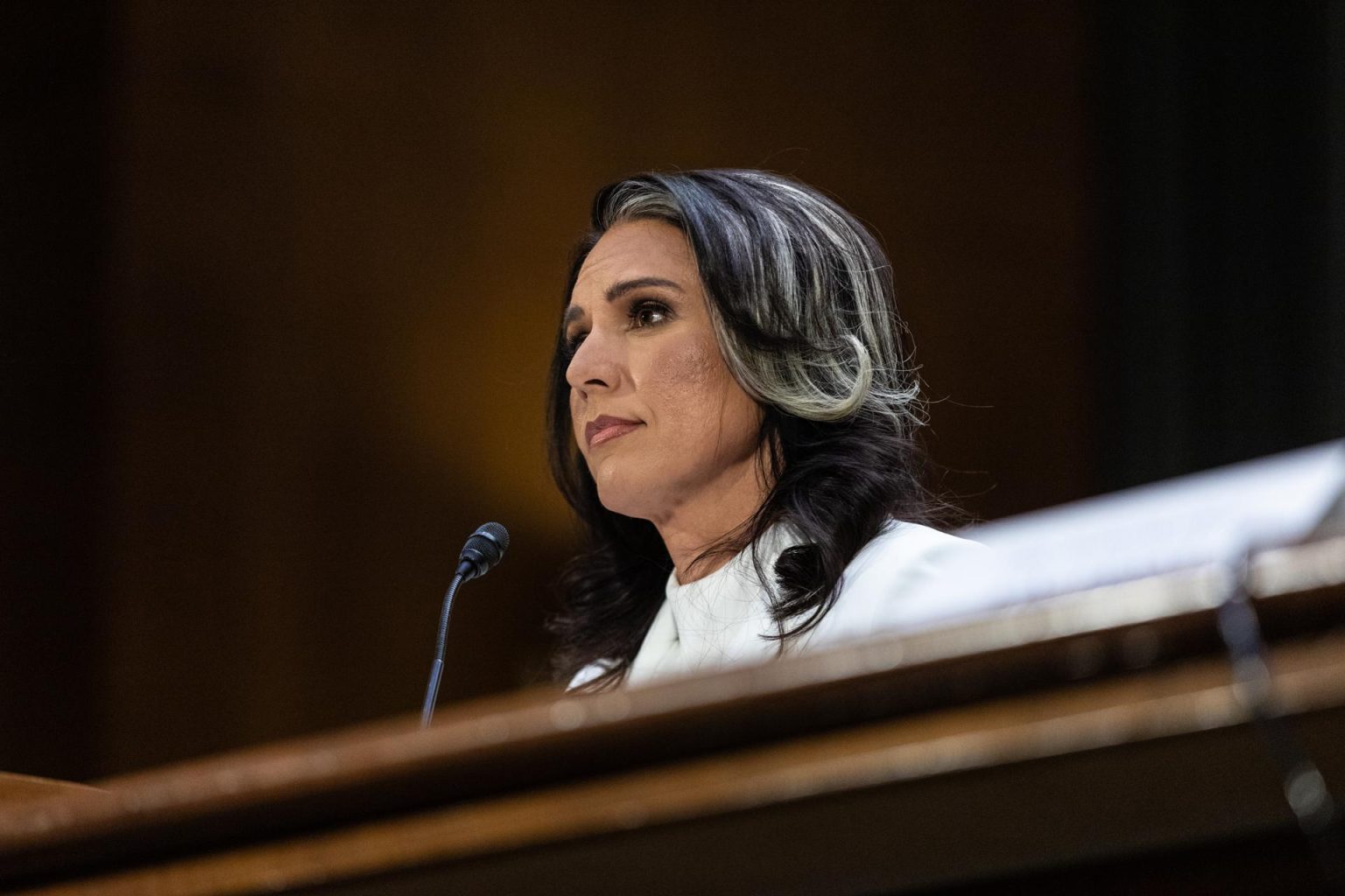 Imagen de archivo de Tulsi Gabbard,Directora de Inteligencia Nacional. EFE/EPA/ANNA ROSE LAYDEN