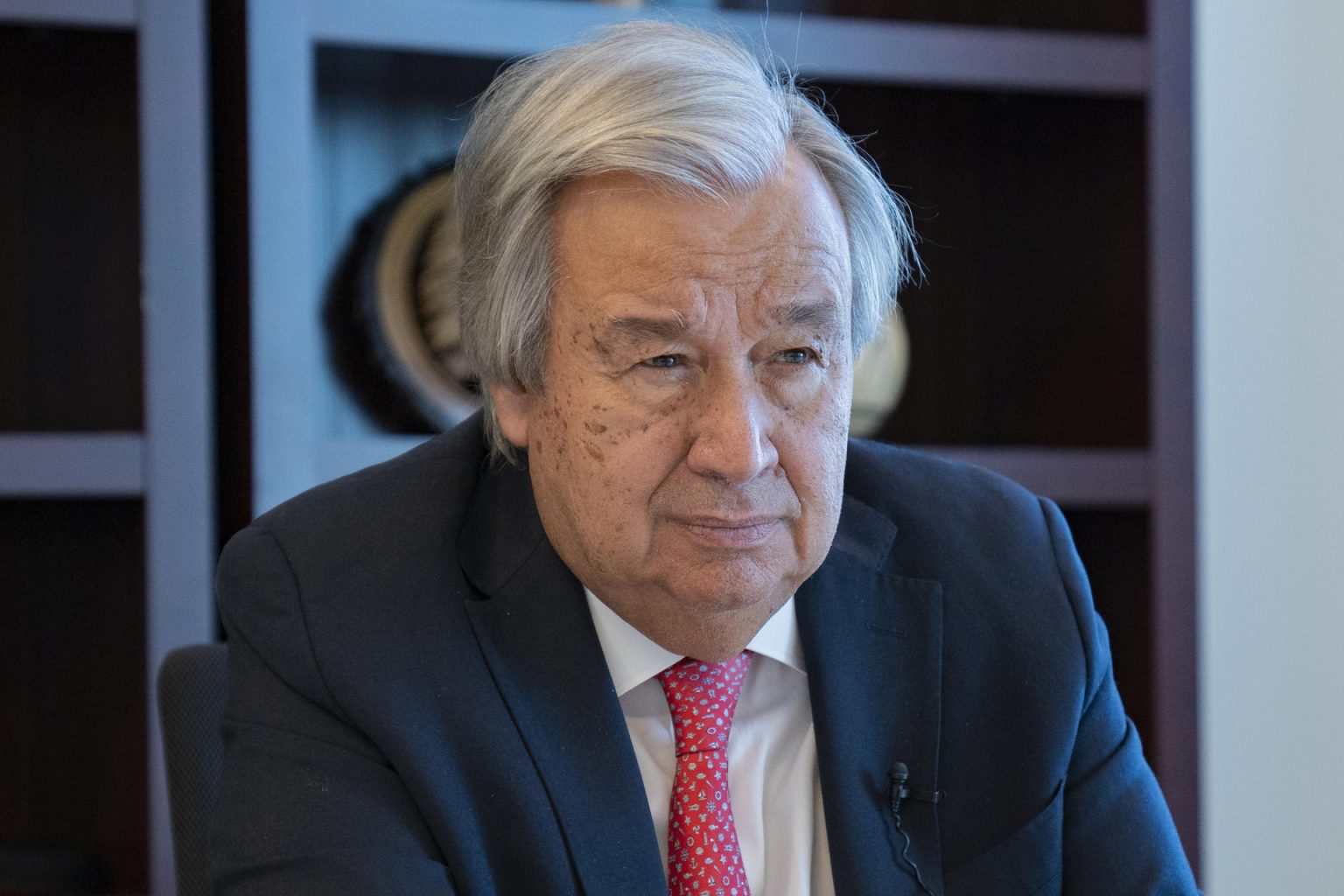 El secretario general de Naciones Unidas, António Guterres, habla durante una entrevista con EFE en la sede de la Organización de las Naciones Unidas en Nueva York (Estados Unidos). Archivo. EFE/ Ángel Colmenares