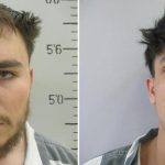 Composición de dos fotografías cedidas por la Oficina del Sheriff de Grant Parish donde aparecen José Francisco Herrera Muñoz (i), de 18 años, y Ángel Gonzales Gutiérrez, de 19, quienes fueron arrestados el viernes pasado acusados de lanzar drogas y tabaco con un cañón a reos en Luisiana. EFE/ Oficina Del Sheriff De Grant Parish / SOLO USO EDITORIAL/ SOLO DISPONIBLE PARA ILUSTRAR LA NOTICIA QUE ACOMPAÑA (CRÉDITO OBLIGATORIO)