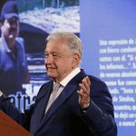 Fotografía de archivo fechada el 6 de agosto de 2024 del expresidente de México, Andrés Manuel López Obrador, durante una rueda de prensa en la Ciudad de México (México). EFE/Mario Guzmán