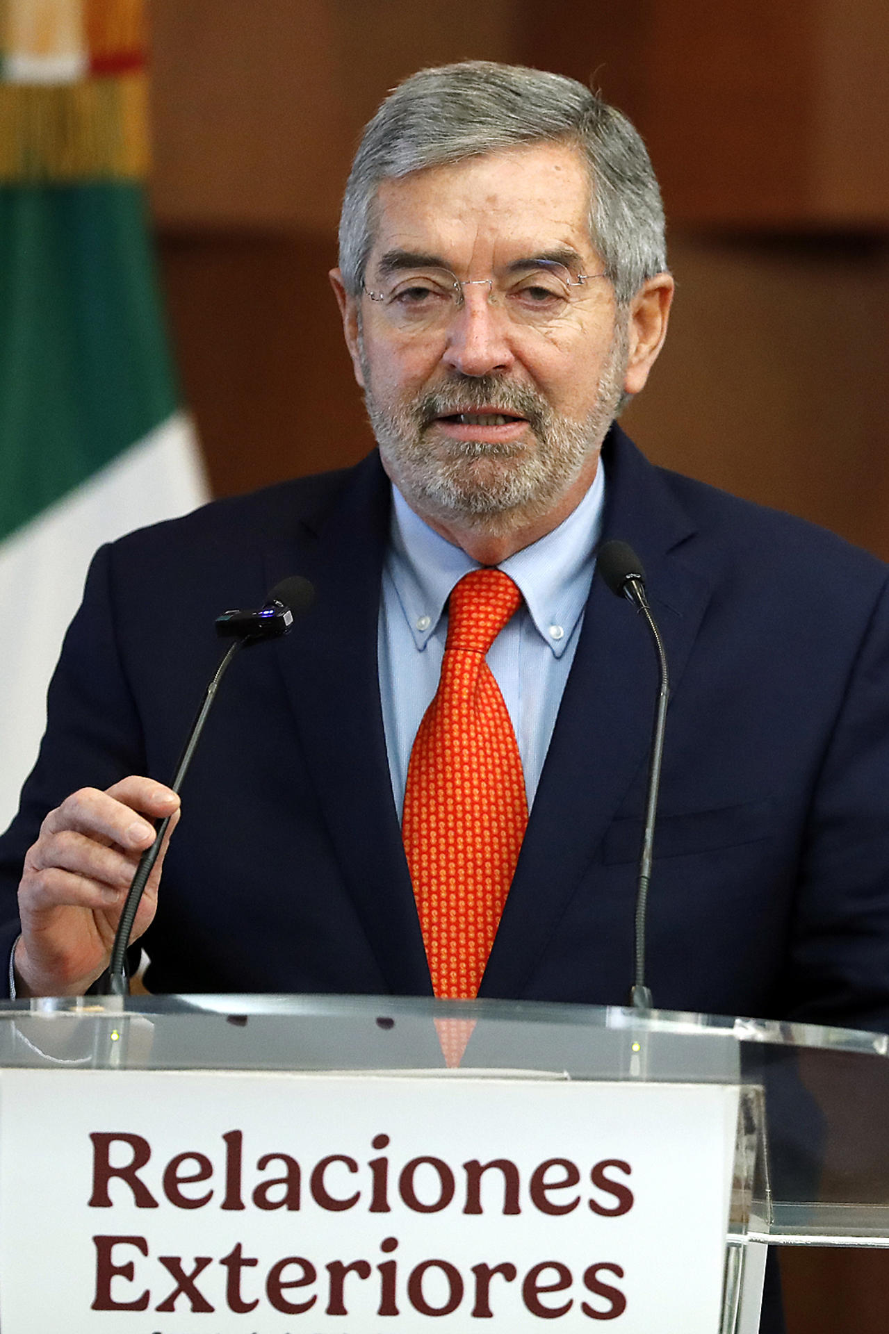 Imagen de archivo del canciller de México, Juan Ramón de la Fuente. EFE/ Mario Guzmán