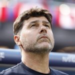 El seleccionador de Estados Unidos, Mauricio Pochettino, al inicio del partudo ante Canadá correspondiente a la Liga de Naciones de la Concacaf este domingo en Inglewood, California. EFE/CAROLINE BREHMAN