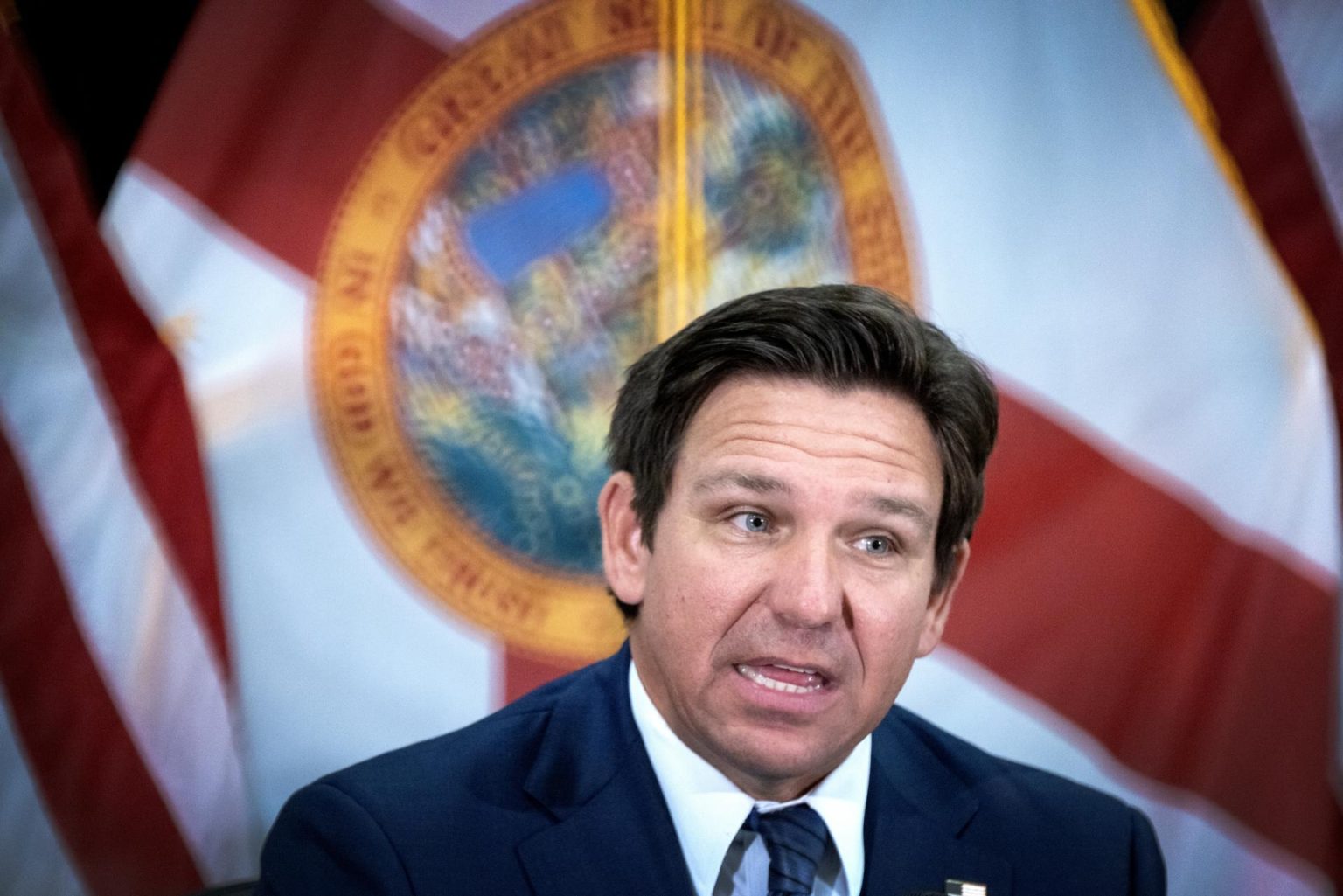 Fotografía de archivo donde aparece el gobernador de Florida, Ron DeSantis. EFE/EPA/CRISTOBAL HERRERA-ULASHKEVICH