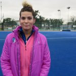 Foto de archivo de Agustina Albertario, delantera de Las Leonas, la selección femenina de Argentina de hockey sobre césped, quien este jueves ha anunciado el fin de su vínculo exitoso, que duró quince años. EFE/Sebastian Meresman