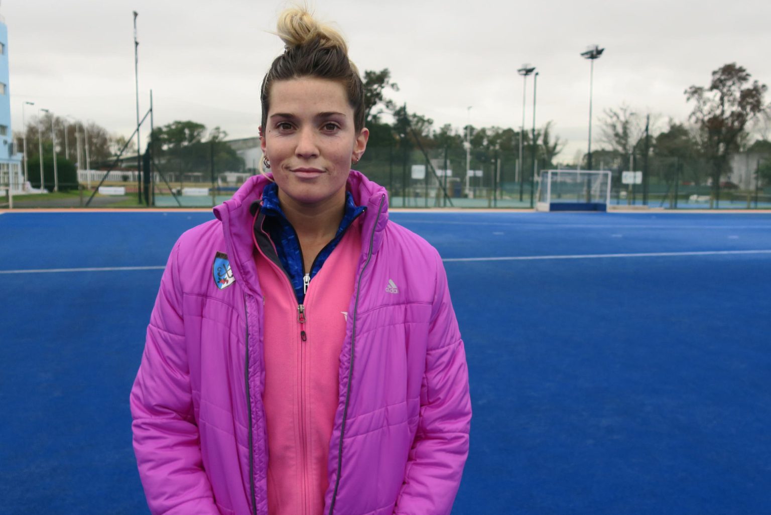 Foto de archivo de Agustina Albertario, delantera de Las Leonas, la selección femenina de Argentina de hockey sobre césped, quien este jueves ha anunciado el fin de su vínculo exitoso, que duró quince años. EFE/Sebastian Meresman