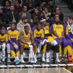 Foto del banquillo de Los Angeles Lakers. El equipo angelino ha sufrido su tercera derrota consecutiva. EFE/ Angel Colmenares