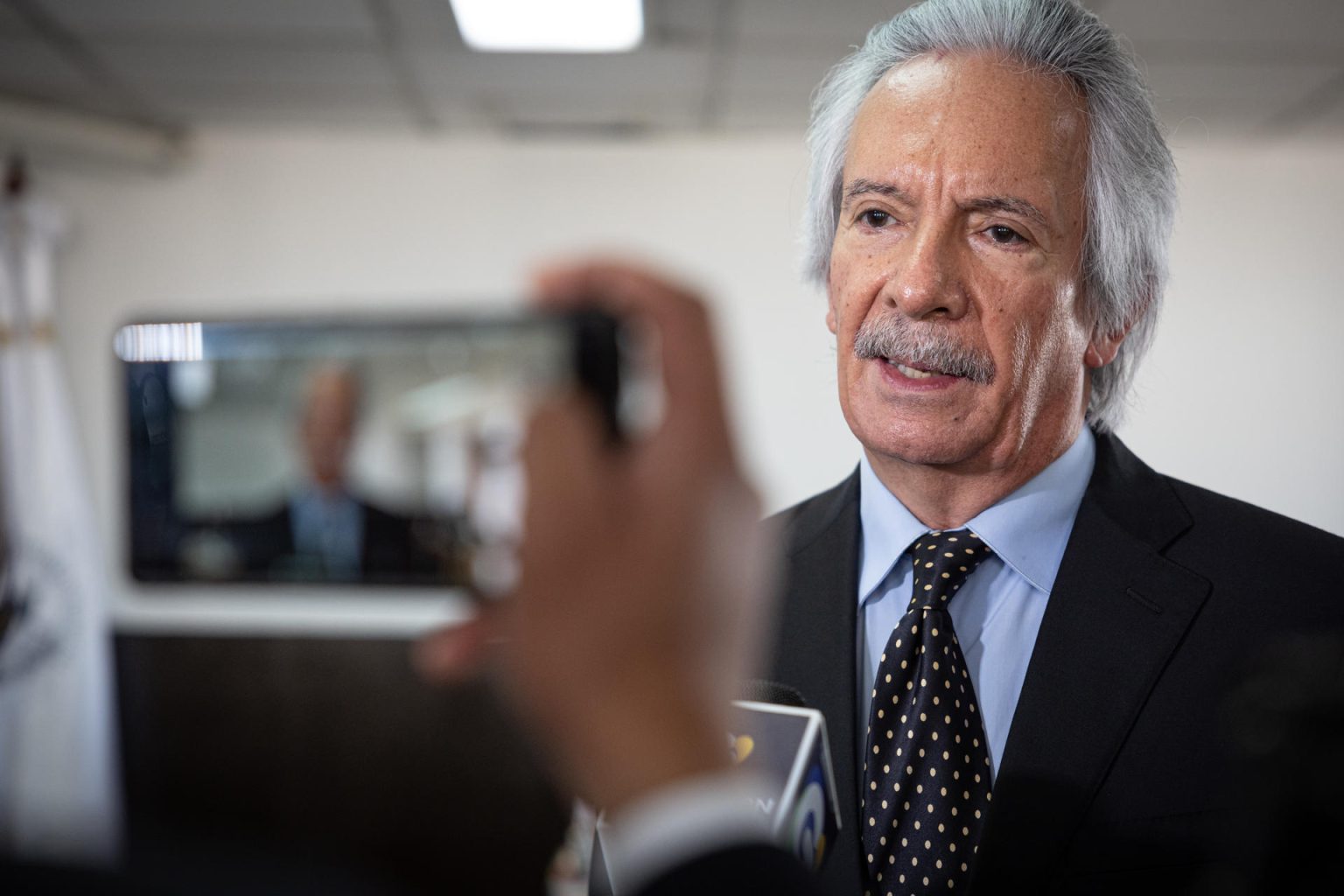 Fotografía de archivo del periodista guatemalteco José Rubén Zamora Marroquín. EFE/David Toro Escobar