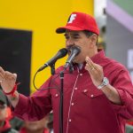 El líder chavista Nicolás Maduro habla durante un homenaje a Hugo Chávez en Caracas (Venezuela). Imagen de archivo. EFE/ Rayner Peña R