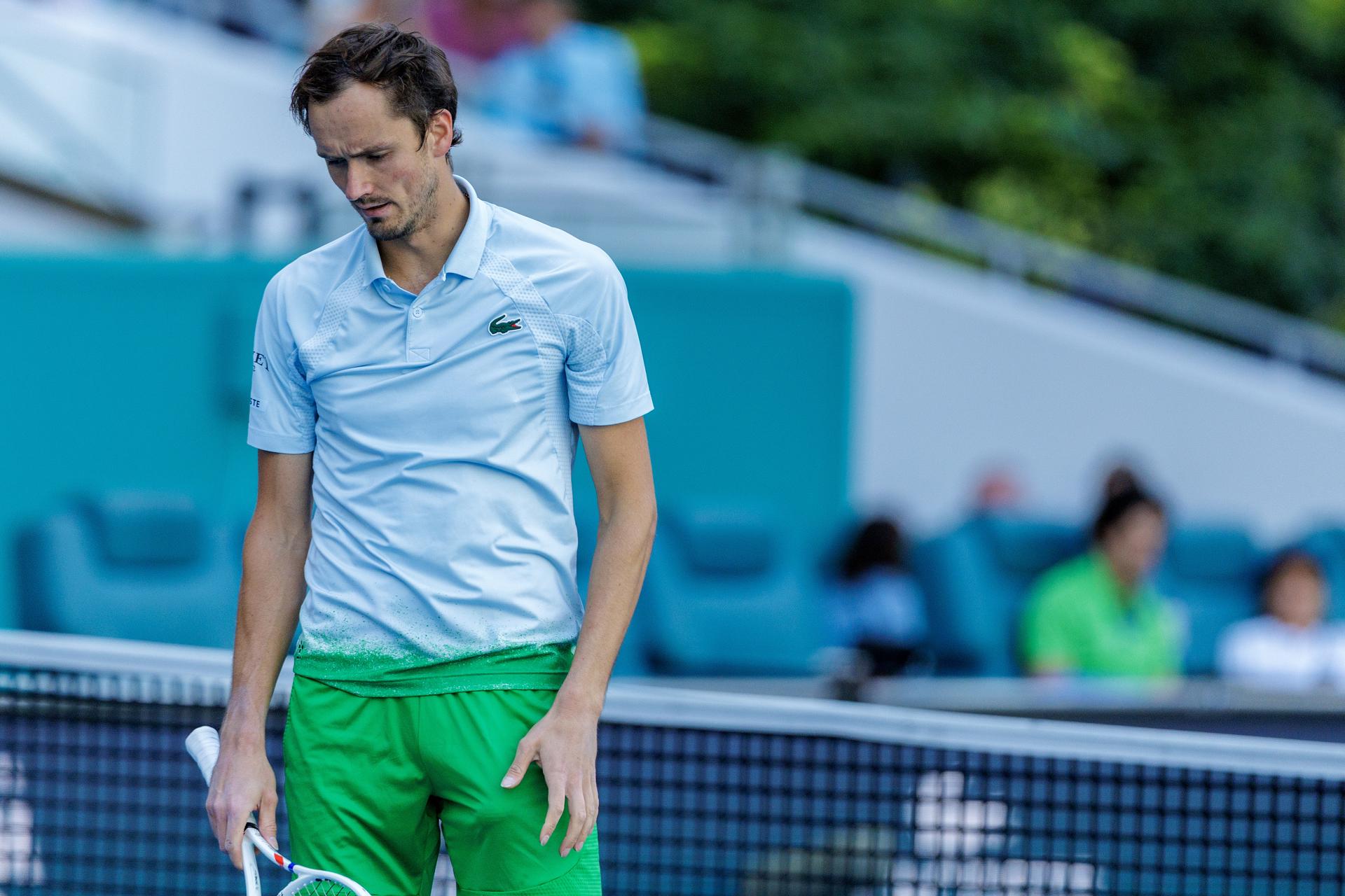 El ruso Daniil Medvedev nunca había perdido en un estreno en un torneo en esta temporada. EFE/EPA/CRISTOBAL HERRERA-ULASHKEVICH
