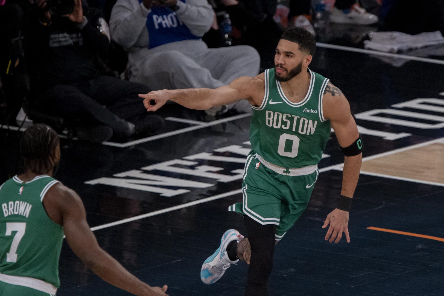 Jayson Tatum, estrella de Boston Celtics. EFE/ Angel Colmenares