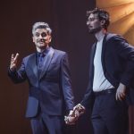 Los directores Marcel Barrena (i) y Dani de la Orden durante la XVII edición de los Premios Gaudí de la Academia del Cine Catalán, en Barcelona. Imagen de archivo. EFE / Quique García.