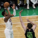 Donovan Mitchell firmó 41 puntos y llevó de la mano a los Cavs hacia su noveno triunfo consecutivo. EFE/EPA/CJ GUNTHER SHUTTERSTOCK OUT